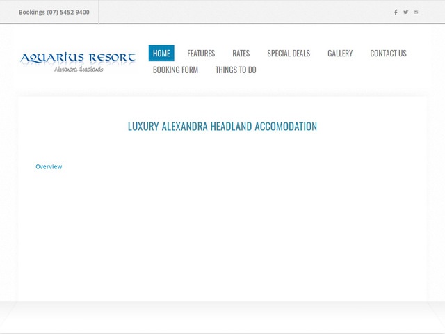 http://www.aquariusresort.com.au/