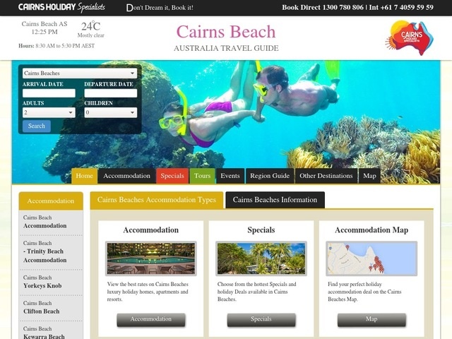 http://www.cairnsbeachaccommodation.com.au/