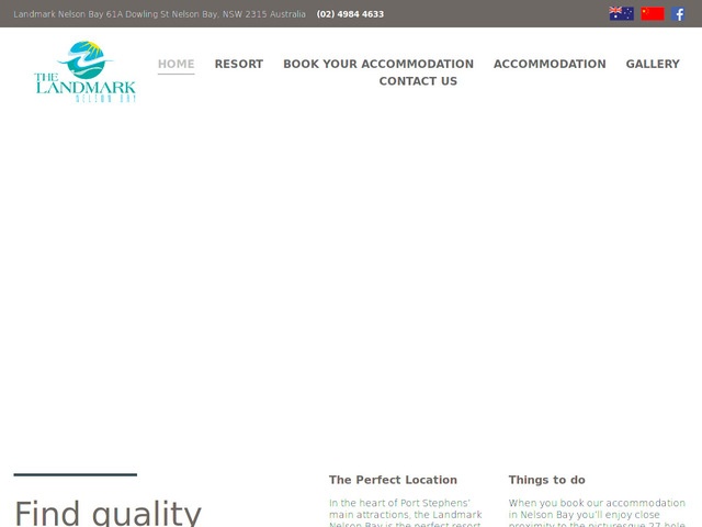 http://www.landmarknelsonbay.com.au