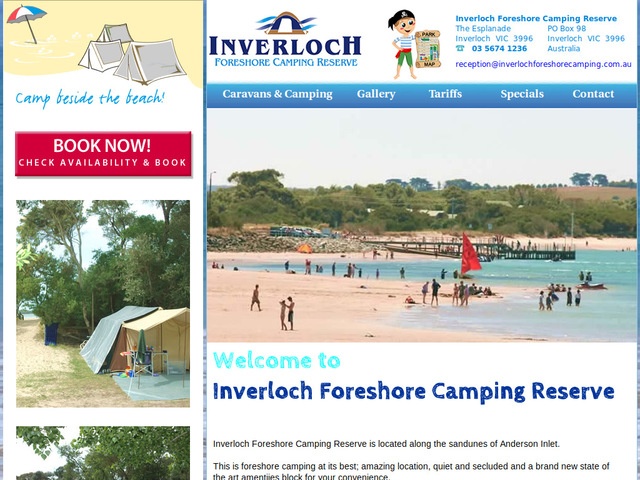 http://www.inverlochforeshorecamping.com.au