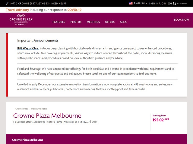 http://www.ihg.com/crowneplaza/hotels/us/en/melbourne/melfs/hoteldetail