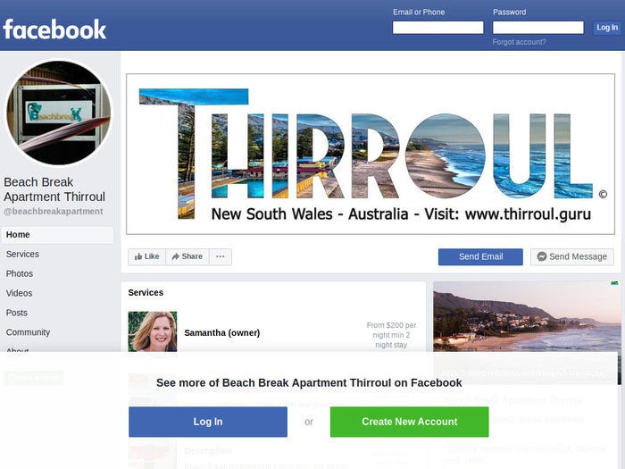 http://www.facebook.com/beachbreakapartment