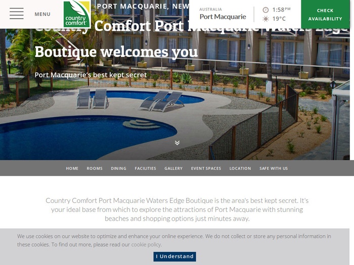 http://www.nexthotels.com/country-comfort/waters-edge-port-macquarie/