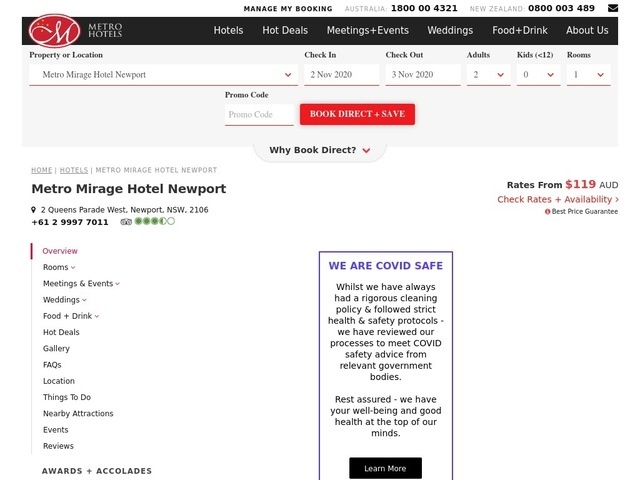 http://metrohotels.com.au/hotels/metro-mirage-hotel-newport/