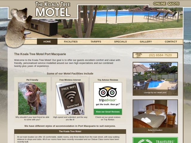 http://www.thekoalatreemotel.com.au/