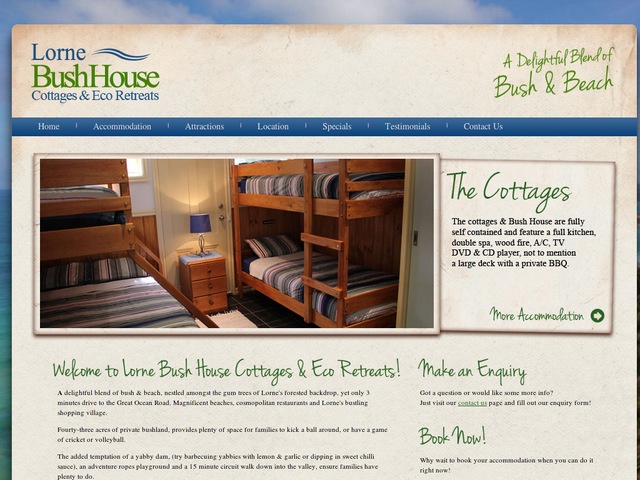 http://www.lornebushcottages.com.au