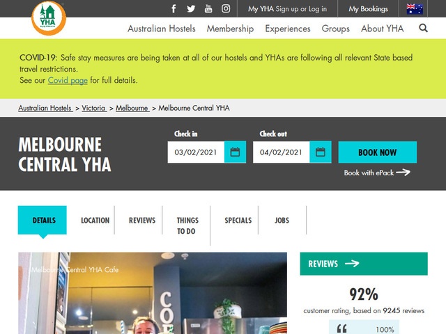 http://www.yha.com.au/hostels/vic/melbourne-hostels/melbourne-central-hostel