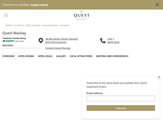 http://www.questapartments.com.au/properties/qld/mackay/quest-mackay/overview?utm_source=GoogleMyBusiness&utm_medium=organic&utm_campaign=mackay