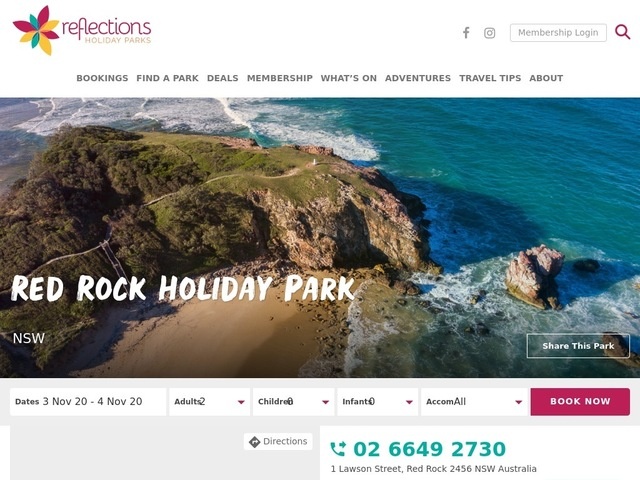 http://reflectionsholidayparks.com.au/park/red-rock/?utm_source=red-rock&utm_medium=gmb-listing&utm_campaign=gmb