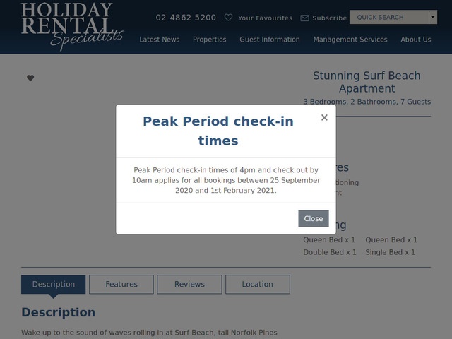 http://www.holidayrentalspecialists.com.au/accommodation/stunning-surf-beach-apartment