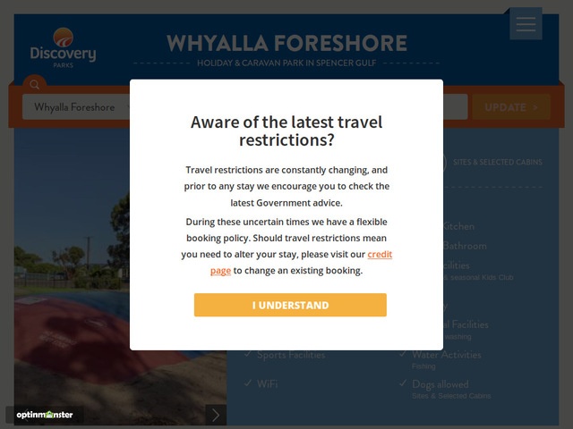 http://www.discoveryholidayparks.com.au/caravan-parks/south-australia/spencer-gulf-whyalla-foreshore