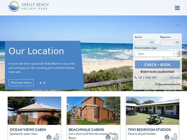 http://www.shellybeachholidaypark.com.au/