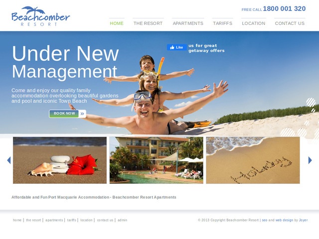 http://www.beachcomberresort.com.au/